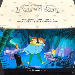 Disney 1990s Peter Pan mug